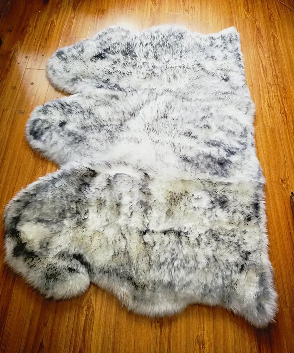 White with Grey