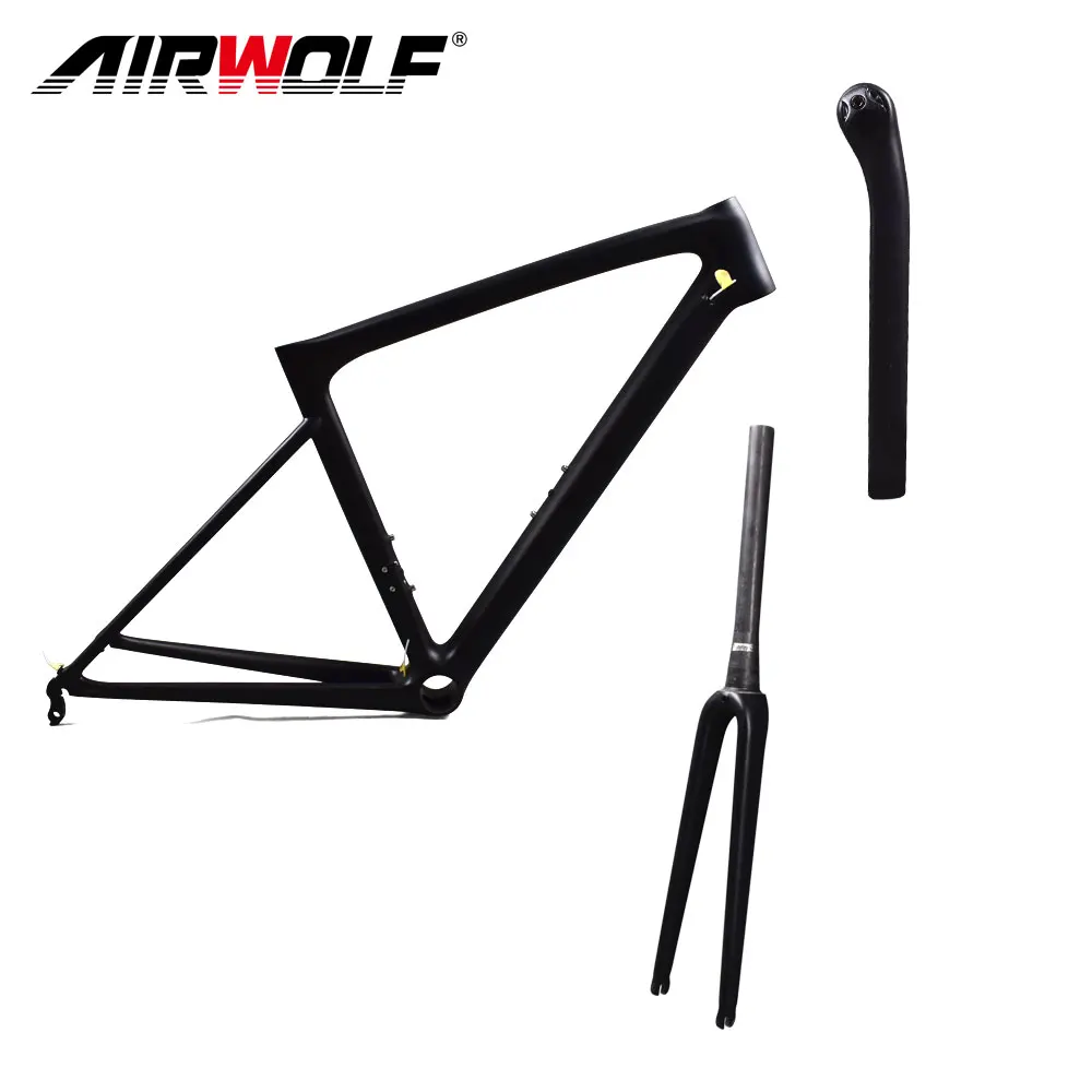 Cheap Airwolf new carbon road frame only 787g ultralight carbon bike frame with fork/seatpost/headsets Chinese bicicleta carbon frame 2