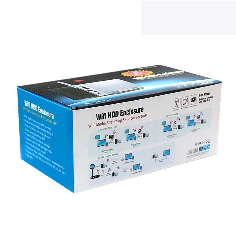 6TB hdd sata 2 5 3 5 hdd case new design hdd enclosure screwless hard drive 5