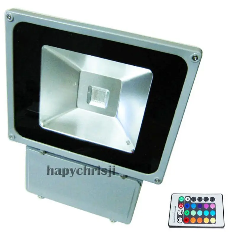 Best quality Free shipping AC85 265V 100w led floodlight outdoor RGB