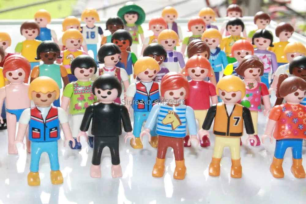 10pcs/lot Playmobil Building blocks toys the world blocks the action figure baby toys for the