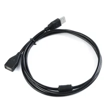 USB кабель-удлинитель, Супер Скоростной USB 2,0 кабель для мужчин и женщин, 1 м, кабель-удлинитель для синхронизации данных USB 2,0