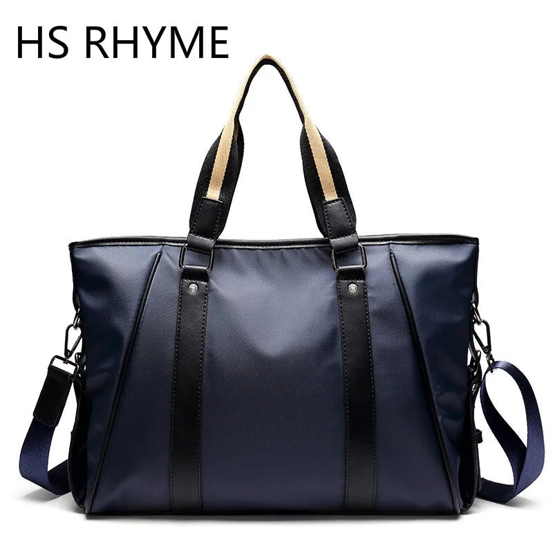 

HS RHYME Men Business Nylon Briefcase Bag Dress Laptop Handbag Man Fashion Shoulder Bag Bolsa Maleta Maletin Hombre Sac A Main