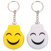 Smile Face Self-defense Pull Chain Clasp Anti-snatch Alarm Girl Security Accessory Apparatus Against the Wolf LCC77