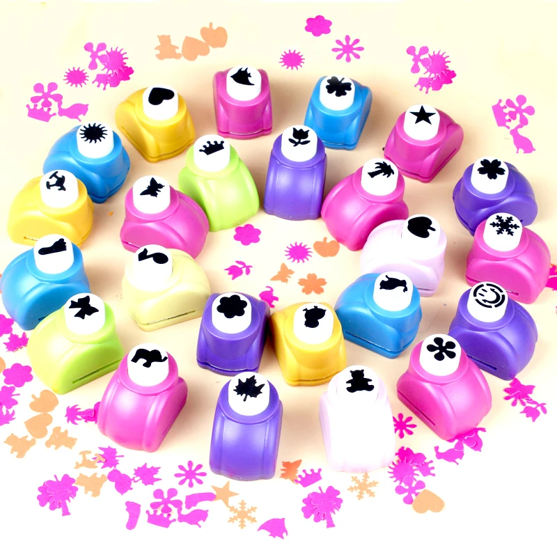 

Scrapbook Punches Handmade Cutter Card Craft Calico Printing DIY Flower Paper Craft Punch Hole Puncher Shape Craft Chidlren Tool