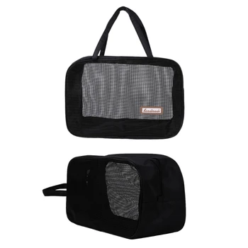 

2018 New Portable Bathing Bag Mesh Shower Toiletry Pouch Travel Makeup Storage Holder