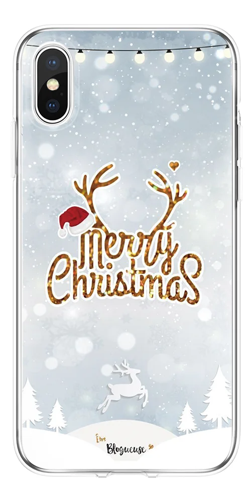 Рождественский чехол из ТПУ для iPhone XR 11 Pro XS MAX X 4 4S 5S 5C SE 6 6S 7 8 Plus 5|Бамперы| |