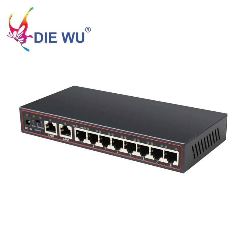 Switch de Rede Injector para Câmera Sistema de Câmera Portas Switch 52 v Ethernet ip - Wireless ap Cctv Poe 10 8 4 para câmera IP Wireless AP CCTV Sistema de Câmera