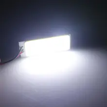 36 светодио дный LED COB лампочка аварийный Ночной свет фонари на крышу автомобиля плоская лампа для чтения задний фонарь