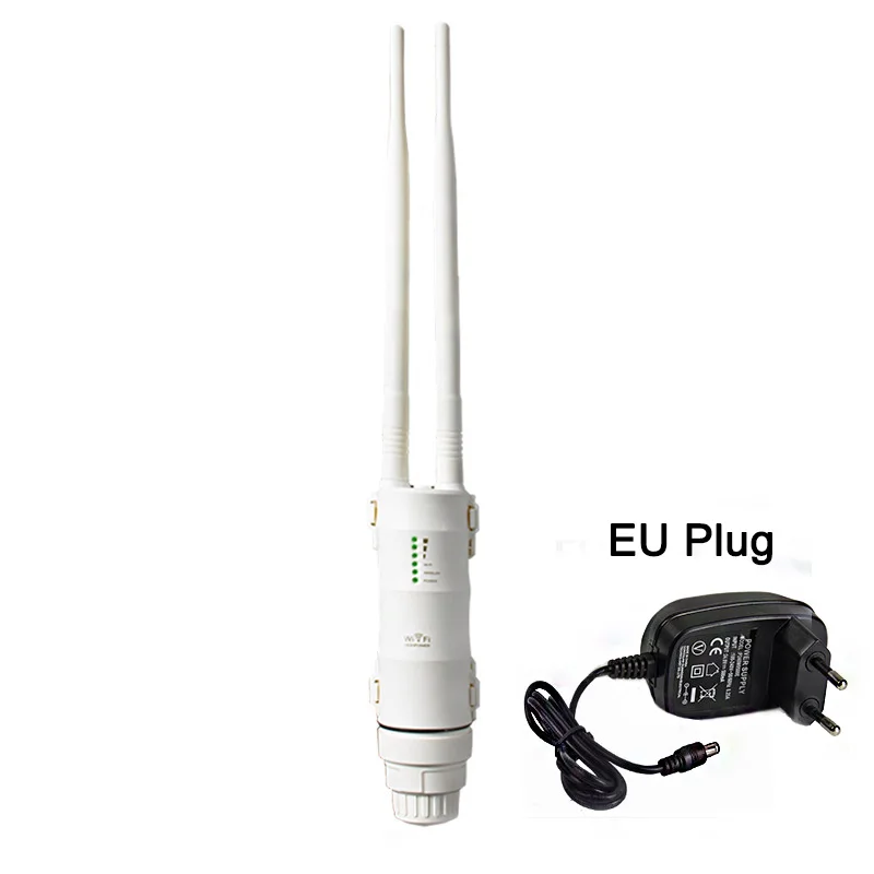 Easyidea Открытый WiFi ретранслятор 2.4 г+ 5 ГГц Беспроводной WiFi Усилители домашние с AP WISP AC600 27dBm wifi роутер высокого мощность WiFi Extender - Цвет: EU plug White