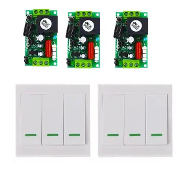

86 Wall Remote Control AC 220V 10A 1CH RF Wireless Remote Control Switch Receiver Transmitter control light lamp led
