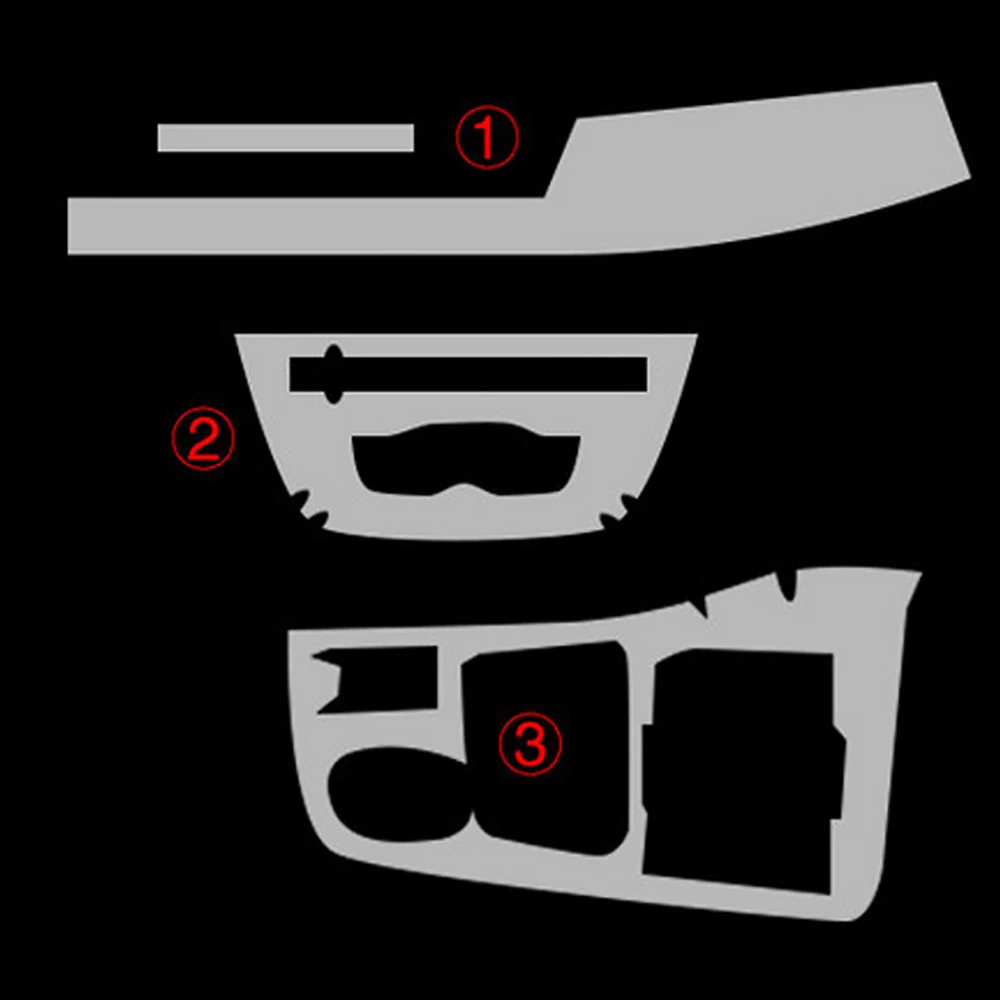 

Автомобильный Стайлинг, Новая внутренняя отделка автомобиля, Защитная пленка для приборной панели с прозрачной краской, наклейки для BMW 1 серии Sedan