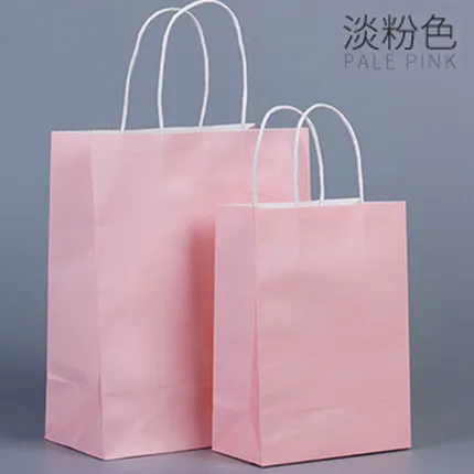 40 шт. многофункциональные мягкие бумажные пакеты с ручками 21x15x8 см|bag paper|bag gift paperbag