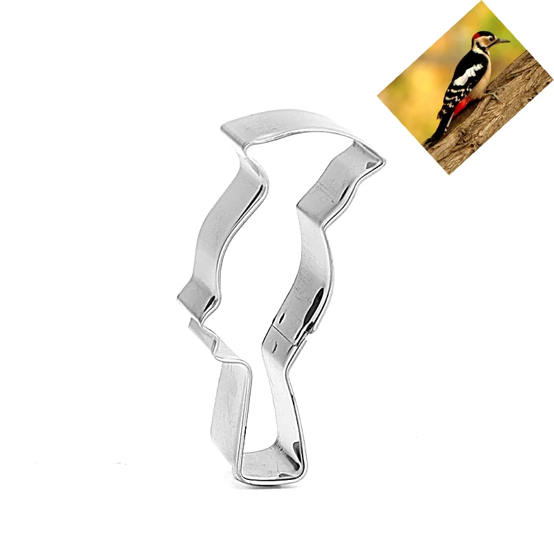 

1pc Woodpecker Shape Cookie Cutter Stainless Steel Baking Tools Biscuits Fondant Cake Decorating Bakeware