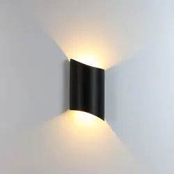 Креативный водонепроницаемый садовый светильник крыльцо настенная лампа для ландшафтного освещения алюминиевая стенное бра
