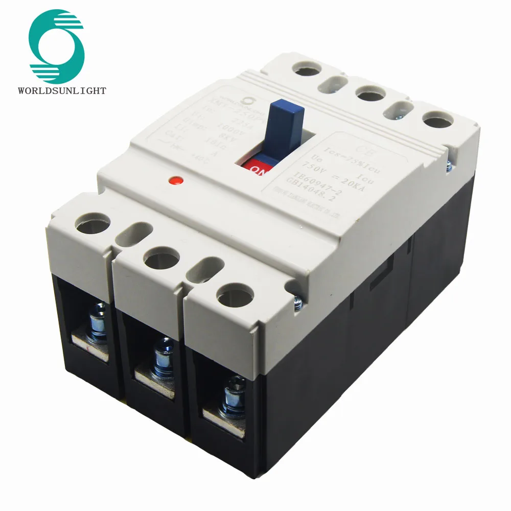XM1-250PV 225A 3P 750v литой корпус автоматический выключатель mccb