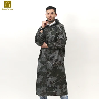 

Camouflage Raincoat Waterproof Rain Camping Fishing Overalls Rain Poncho Military Casaco Masculino Impermeable Raingear LKR176