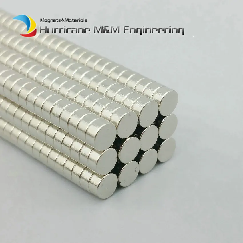 

200-5000pcs NdFeB Disc Magnet Diameter 4x2 mm Jewelry Magnet Neodymium Permanent Magnets NiCuNi Plated Axially Magnetized