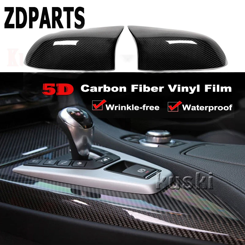 

ZDPARTS 5D 10*152cm Automobiles Car Styling Carbon Fiber Stickers For Volkswagen VW Passat B6 B5 Golf 4 5 7 6 Fiat 500 Suzuki