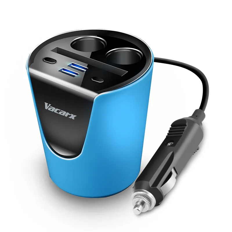 

Car Cigarette Lighter Socket one tow three car cigarette lighter one tow two switch intelligent circular car charge