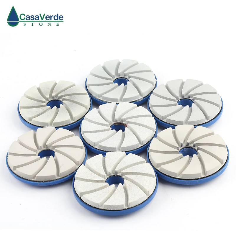Dcsegpp02 5 Inch Diamond Edge Polishing Pads 5mm Thickness Wet