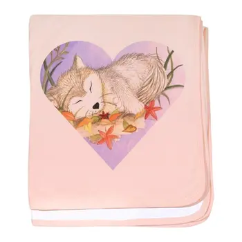 

Little Wolf Sleeping Baby Blanket, Super Soft Newborn Swaddle Throws Fleece Blanket Manta Coberto For Sofa/Bed/Car/Office