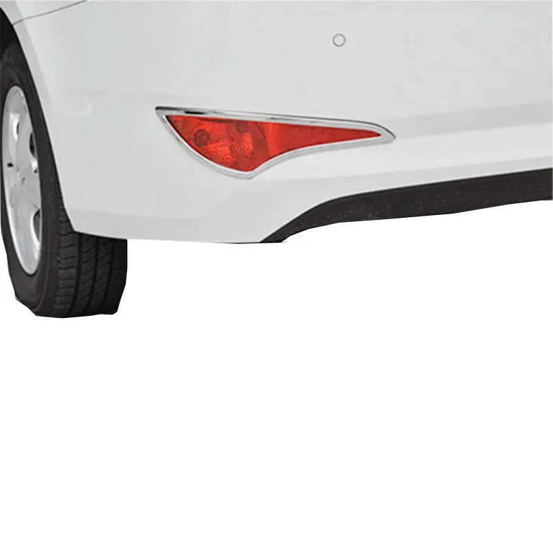 Для Hyundai Solaris Sedan 2014 2015 2016 задний противотуманный фонарь Крышка лампы обшивка ABS