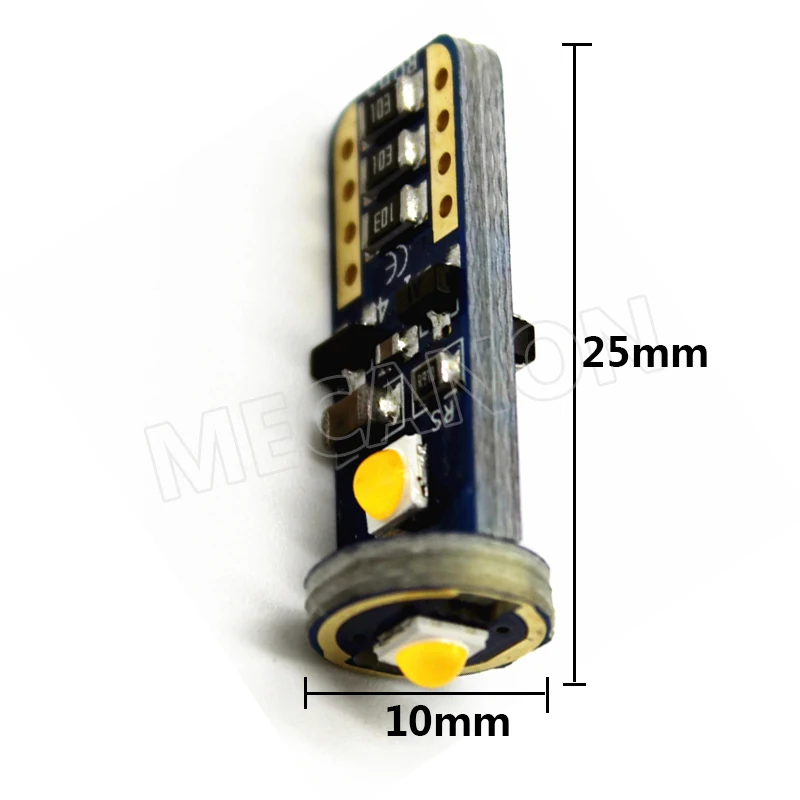 10 шт. новинка 194 года чипы Cree T10 W5W 168 3030 CANBUS без ошибок лампа для габаритных огней