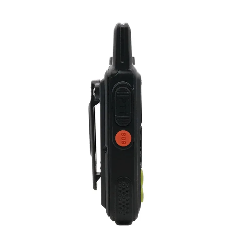 Earpiece 2x Walkie Talkie MINI Spy Radio UHF Built in Speaker ham Radio 16 Ch