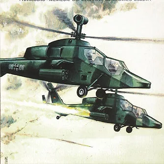 1:33 DIY Бумажная модель немецко французский Штурмовик вертолет Pah 2 Hac ''Tiger''