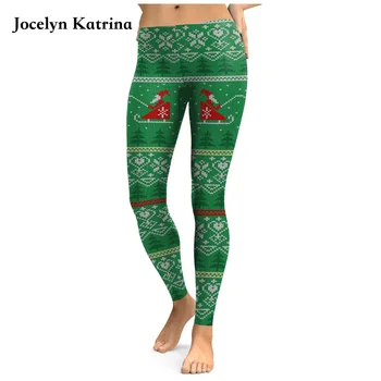 

Jocelyn Katrina Women Sport Leggings Fitness Elastic Running Legging Gym Workout Leggings 3D Yoga Pants