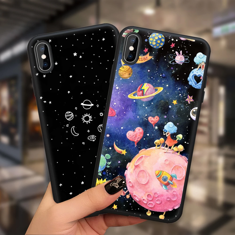

Patterned Phone Case for iPhone X XR XS Max Soft TPU Cartoon Cool Design Back Cover Case for iPhone 8 7 6 6S Plus 5 5S SE