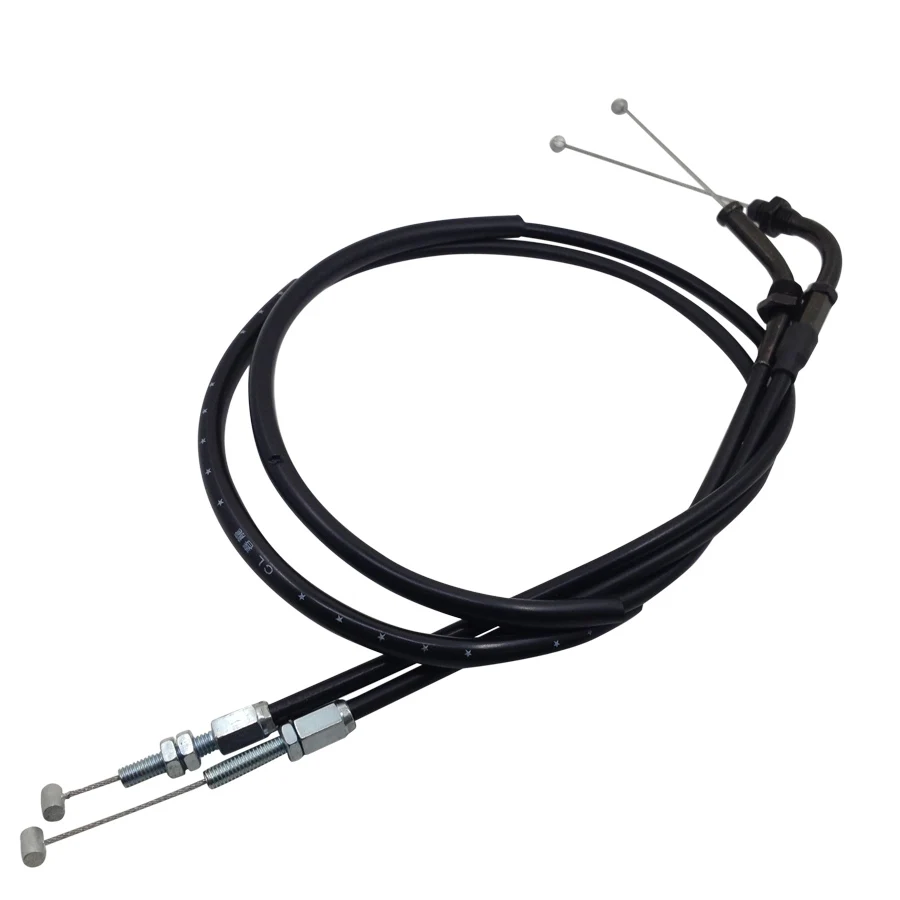 Yecnecty 2X Motorcycle Throttle Cable Oil Wire Motor Bicycle Throttle