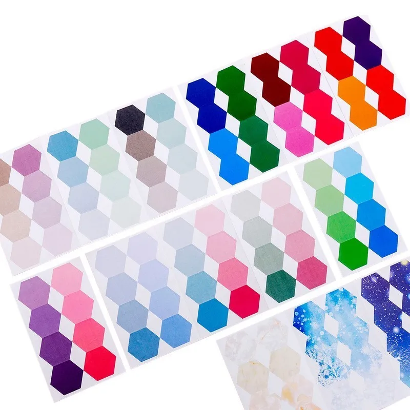 

1PCS New Gradual Change Of Creative Memo Pad Paper Post Notes Sticky Notes Notepad Stationery Papeleria Office School Supplies
