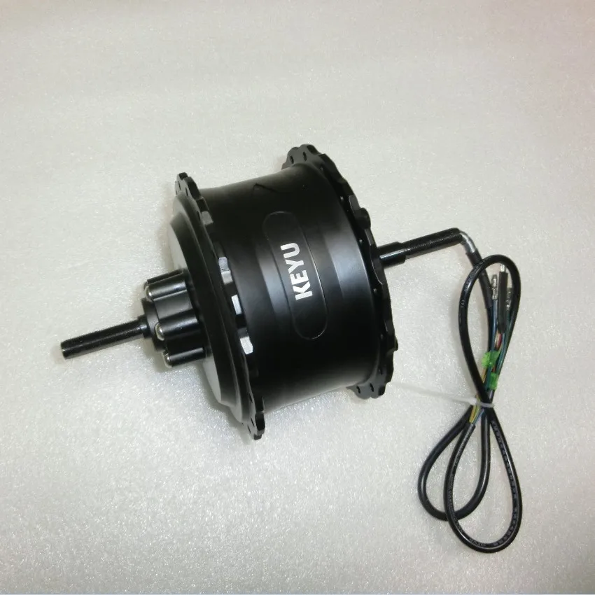 Flash Deal 36V 48V 500W High Speed Brushless Gear Hub Motor FAT E-bike Motor Rear Wheel Drive KEYU 9