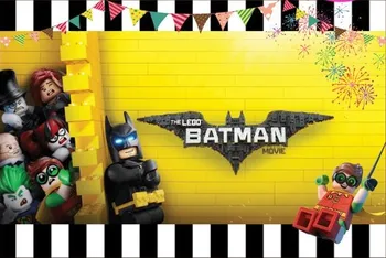 

batman birthday flag black and white striped backdrops High quality Computer print party photo studio background
