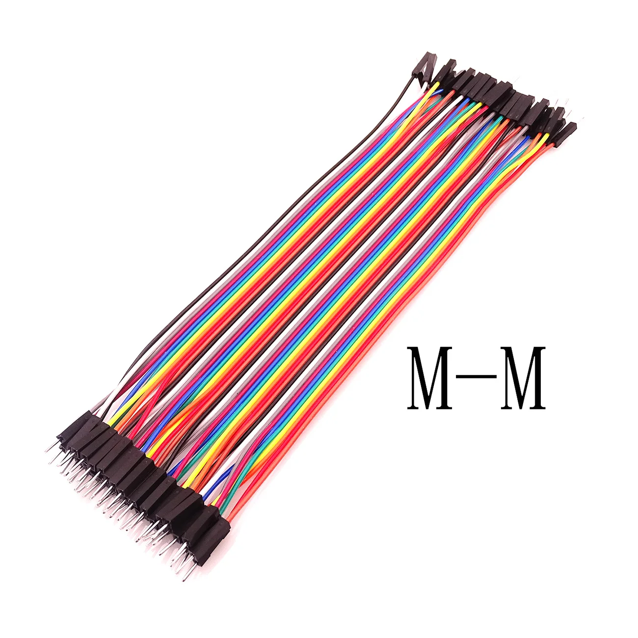 

40pcs dupont cable jumper wire dupont line Male to Male dupont line 20cm 1P diameter:2.54mm IN STOCK