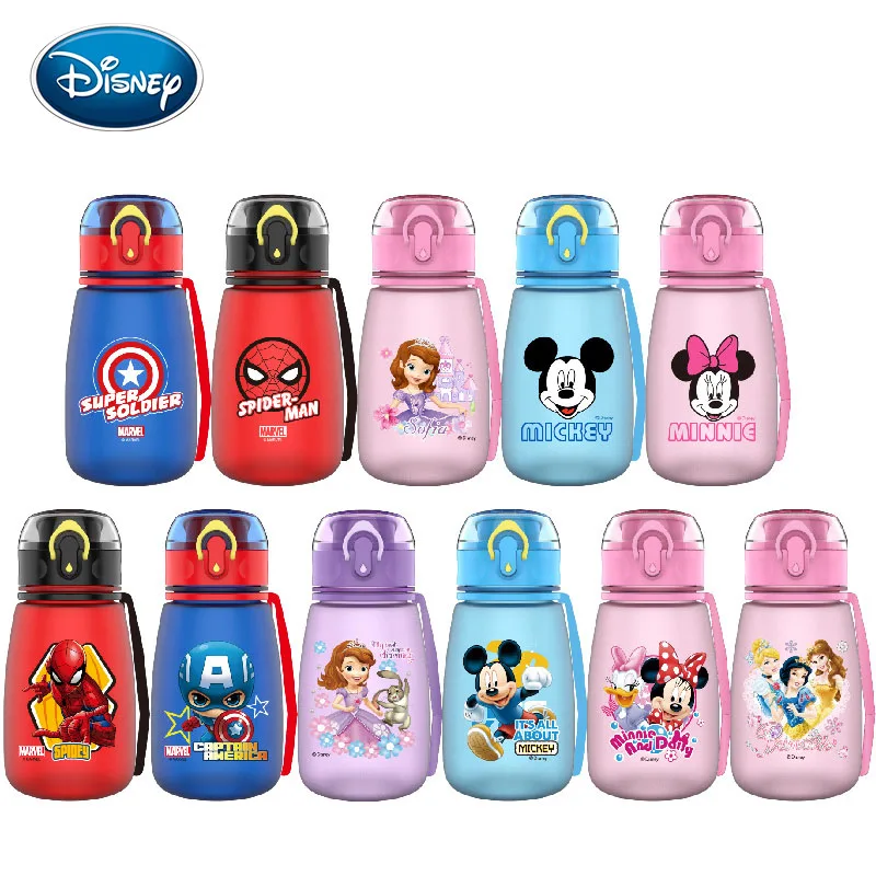 

Disney Children's Cup Primary School Drop-proof Plastic Cup Kindergarten Baby Household Portable Summer Straight Drinking Cup