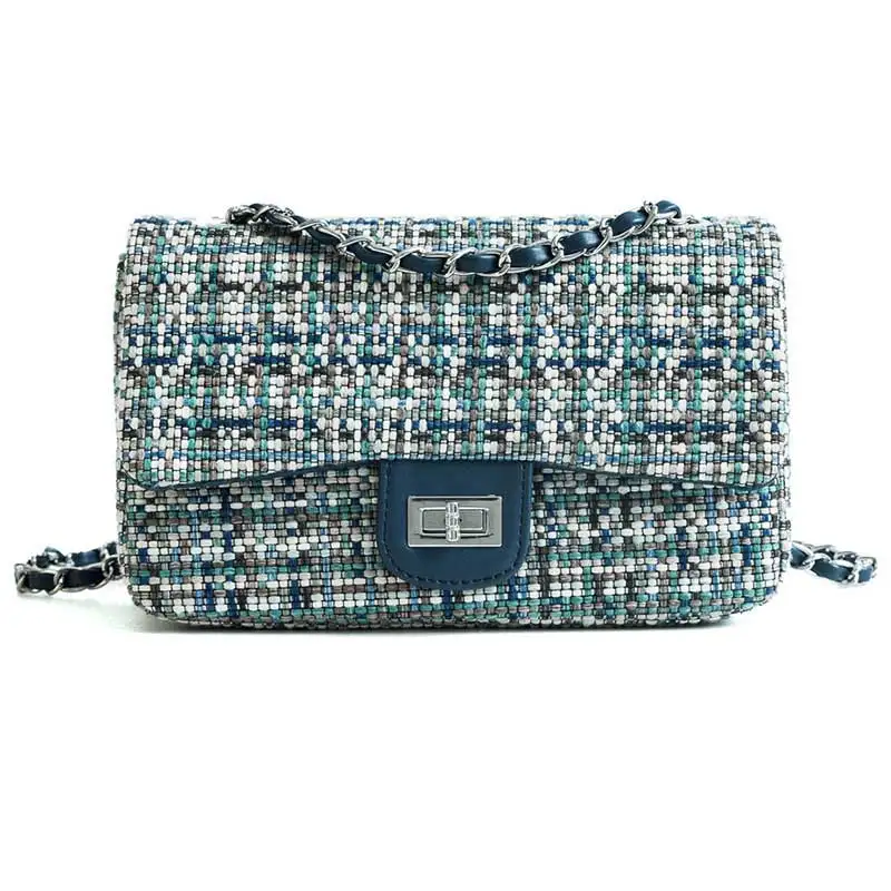 

Famous Brand 2018 New Promotion Sale Korean Fashion Luxury Shoulder Bag Chain Women's Messenger Bag Small Square Bag