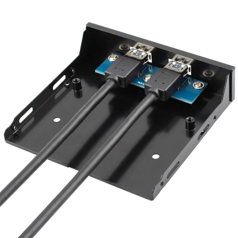 

Super Speed USB 3.0 Hot-swapping 3.5 inch 2-Port USB 3.0 Front Panel with 2 USB 3.0 Ports Hub For PC Laptop #BL2