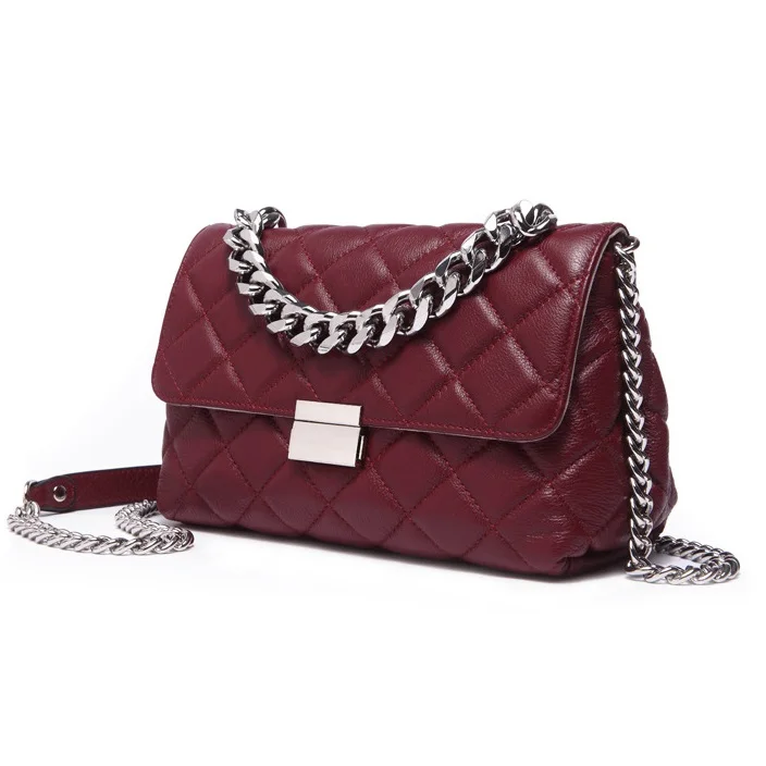Koop NIGEDU vrouwen schoudertas kleine luxe handtassen vrouwen tassen designer Lederen Dames Crossbody tas Diamantrooster Vrouwelijke Totes