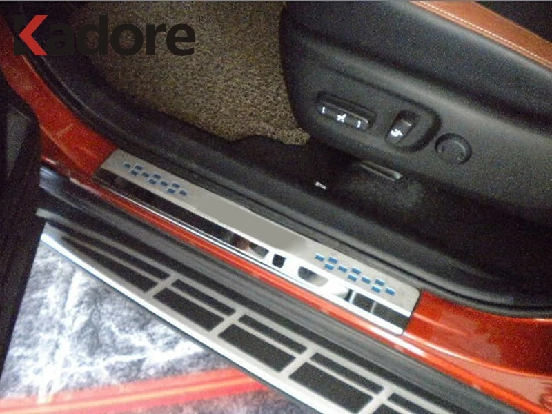 

For Toyota RAV4 RAV 4 2013 2014 2015 2016 2017 Stainless Steel Scuff Plate Cover External Side Door Sills Welcome Pedals