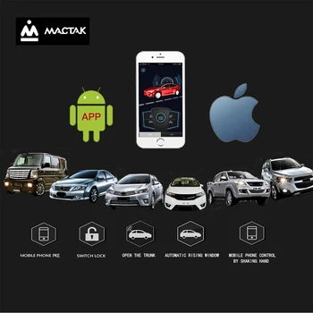 

Universal PKE Smart Key Smartphone Remote Start Stop Control Car Alarm Security Button With Android /IOS Passive Keyless Entry