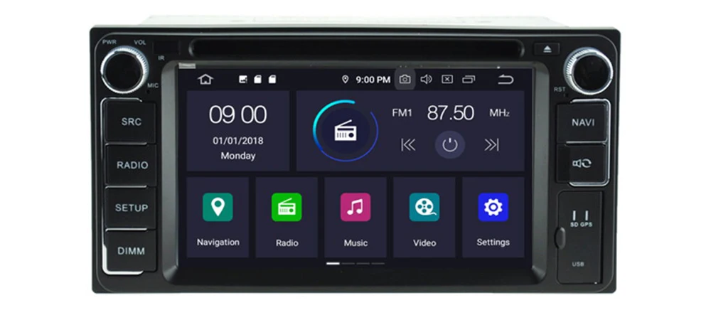 4GB android 9.0 car dvd player for Toyota Allion Premio 2007~2018 Multimedia GPS Navigation Map Autoradio WiFI Bluetooth 11