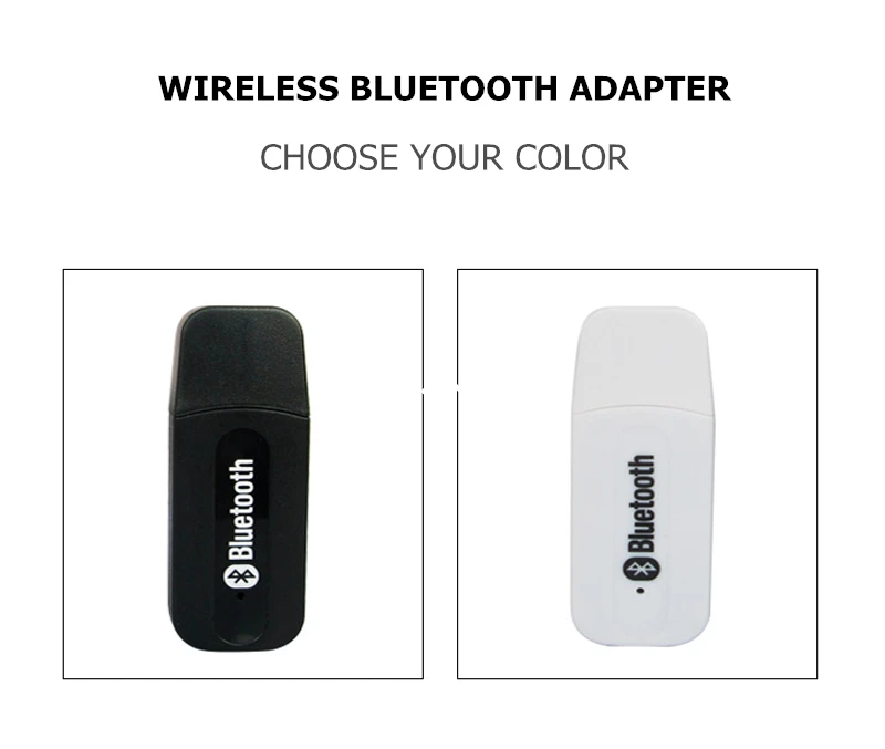 Bluetooth приемник A2DP ключ один музыкальный аудио приемник беспроводной USB адаптер для автомобиля AUX Android/IOS мобильный телефон 3,5 мм разъем