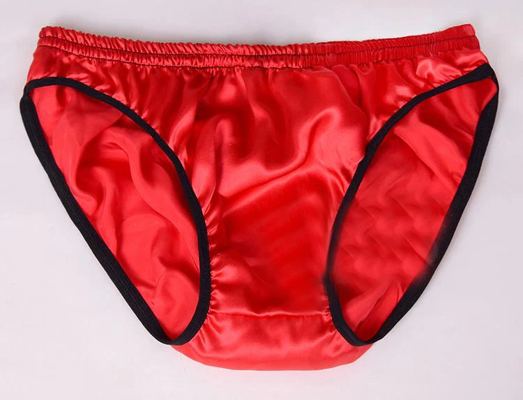Мужское шелковое нижнее белье шелковистые шорты 100%|briefs jockstrap|male silk underwearunderwear briefs |