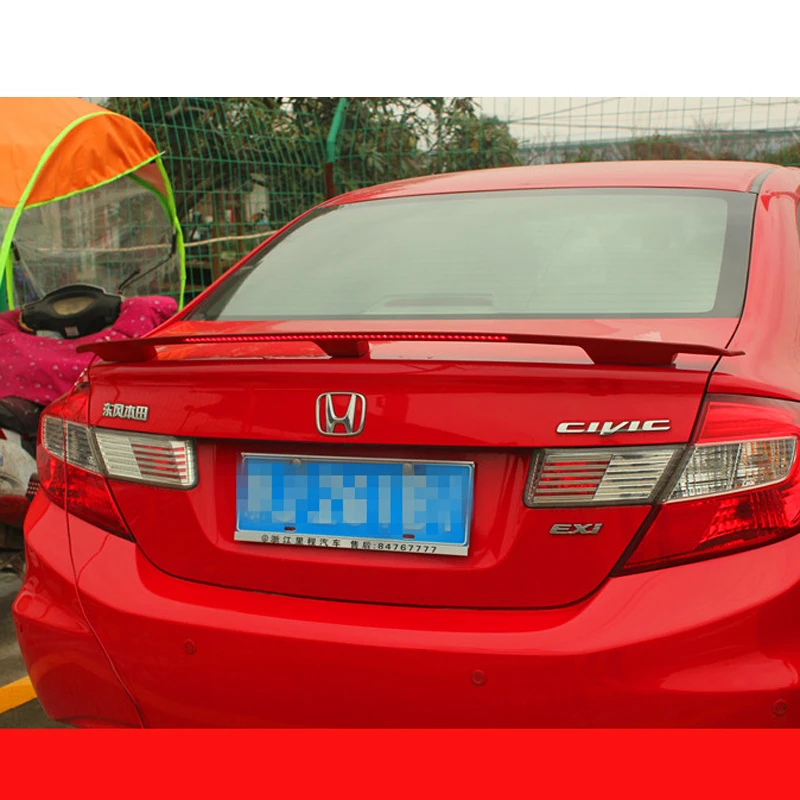 Спойлер заднего крыла для Honda Civic 2006-2017 из АБС-пластика | Автомобили и мотоциклы