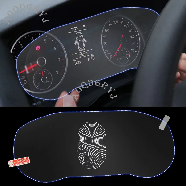 

Anti-Scratch Transparent Dashboard Screen Protective Film For Toyota Prado fj150 2018-2019 Car styling
