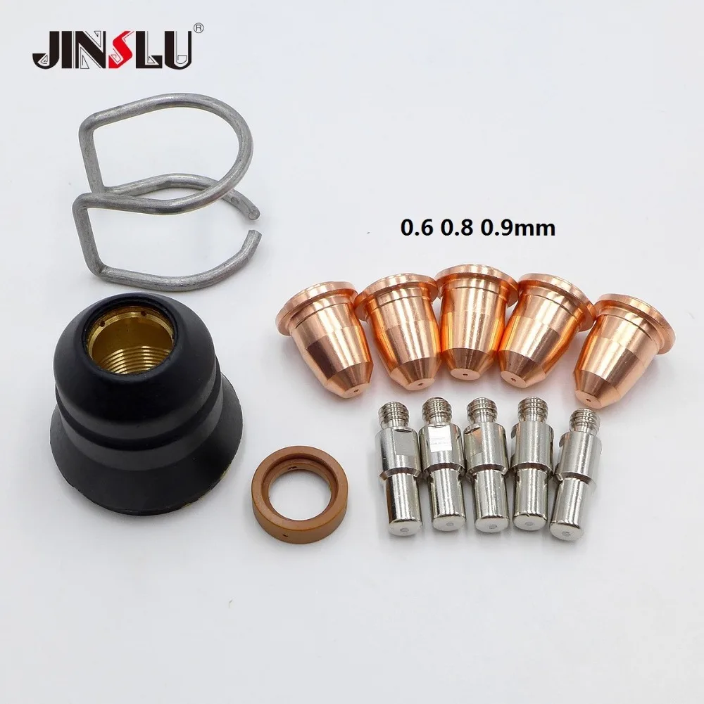 13PK Plasma Cutter Consumables Kit PR0010 Electrodes PD0116 S45 CUT55 PT-40 PT40 IPT-40 Torch