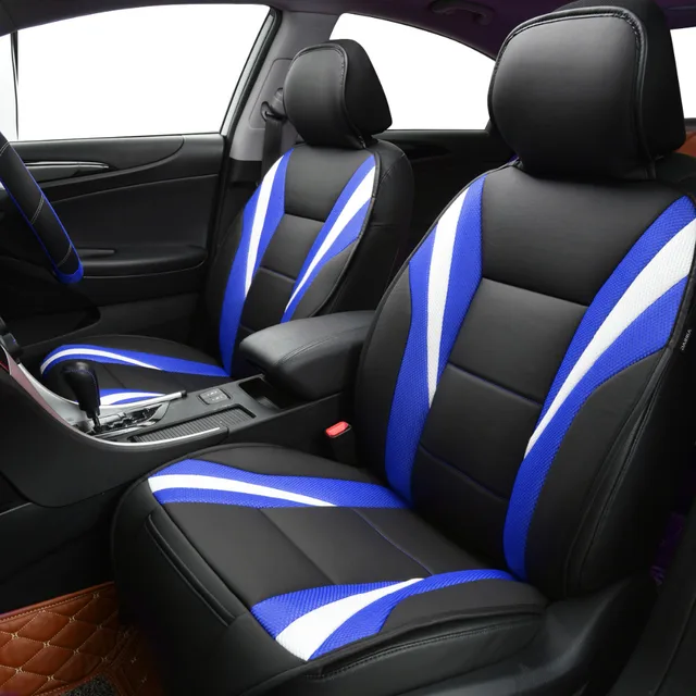 Car pass Summer Luxury Two Color Seat Cover universal car seat covers